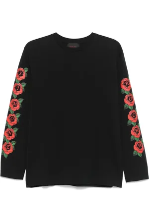 Simone Rocha Playera con logo Cluster Rose estampado