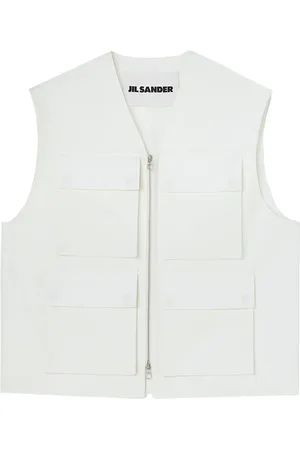 Jil Sander Chaleco cargo con cierre