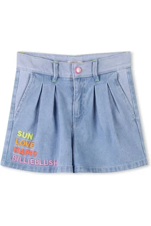 Billieblush Shorts de mezclilla con pinzas
