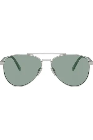 Prada Lentes de sol con armazón redonda