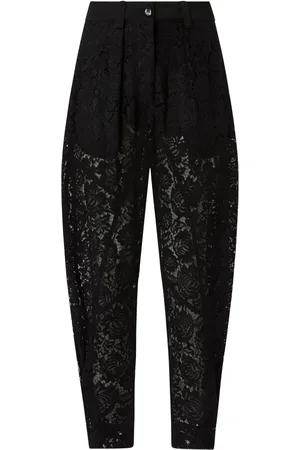 Pinko Pantalones con encaje floral