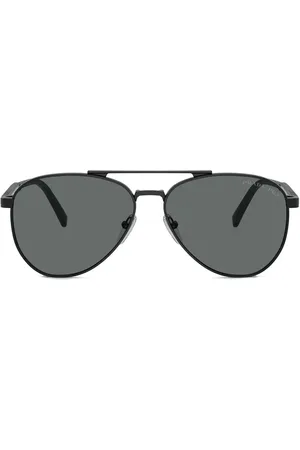 Prada Lentes de sol con armazón redonda