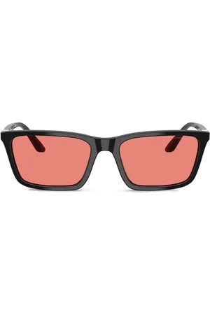 Emporio Armani Lentes de sol con armazón rectangular