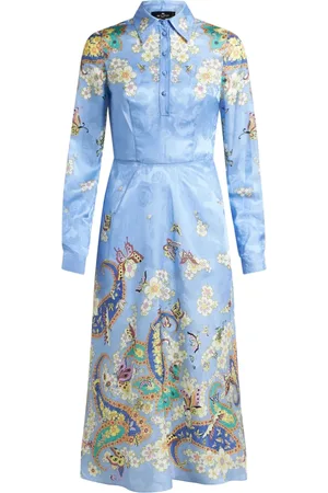 Etro Vestido camisero midi
