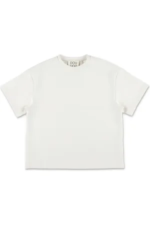 DOUUOD KIDS Playera con parche del logo