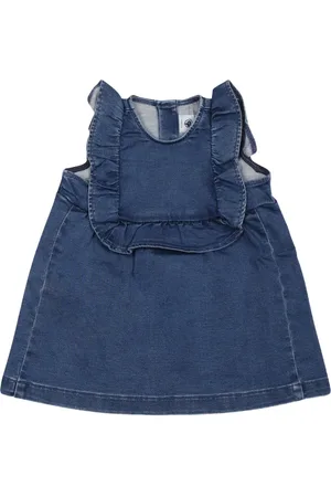 Petit Bateau Vestido de mezclilla sin mangas