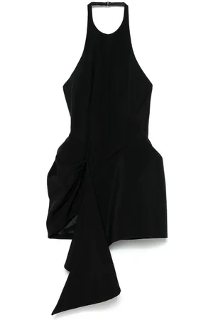 MUGLER Vestido corto de vestir asimétrico