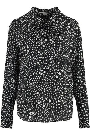 Stella McCartney Blusa corta con estrellas estampadas