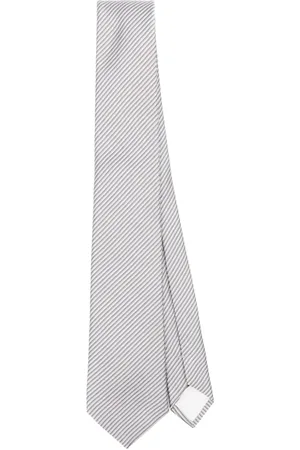 Giorgio Armani Corbata con motivo de rayas