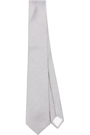 Giorgio Armani Corbata con motivo de rayas