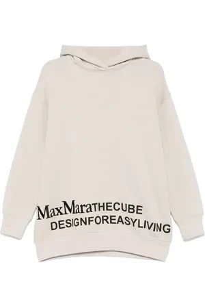 Max Mara Hoodie con logo estampado