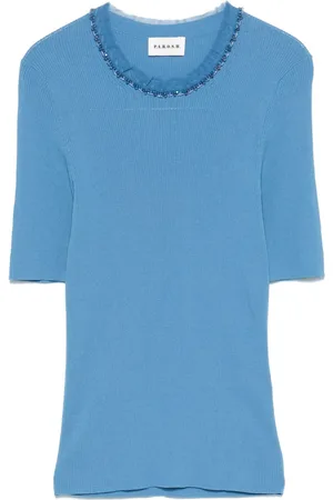 P.A.R.O.S.H. Playera con detalle de cuentas