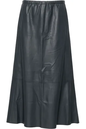 Vince Falda midi con diseño fruncido