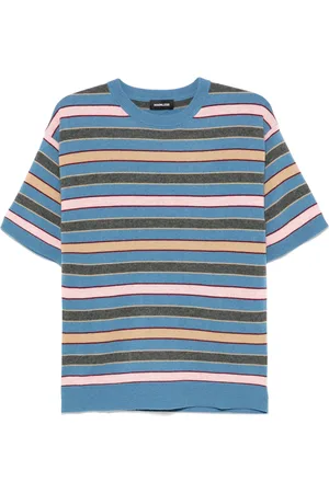 Mainless Playera con motivo de rayas