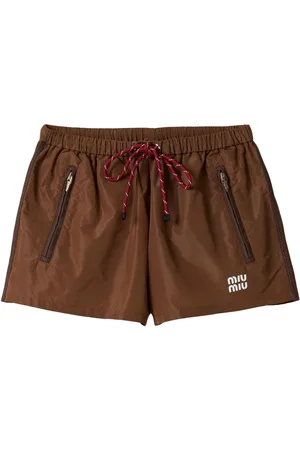 Miu Miu Shorts de tejido técnico