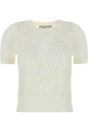 BLUMARINE Playera tejida de canalé