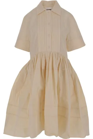 Jil Sander Vestido midi manga corta