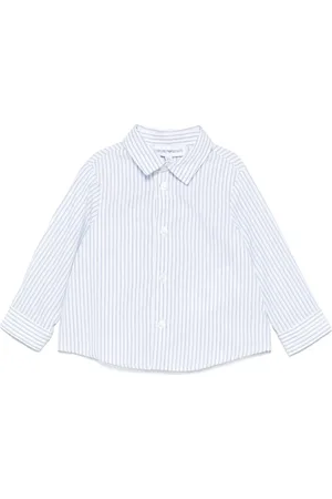 Emporio Armani Camisa con rayas estampadas