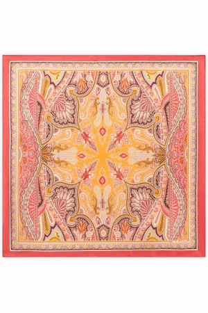 Etro Pañuelo de bolsillo con estampado de cachemira