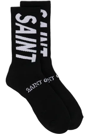 SAINT MXXXXXX Calcetines tejidos con logo en intarsia
