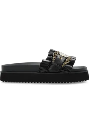 VERSACE Sandalias con logo grabado