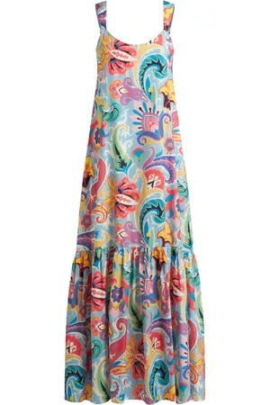 Etro Vestido largo a capas