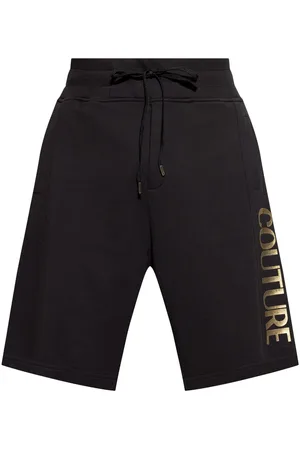 VERSACE Shorts con logo estampado