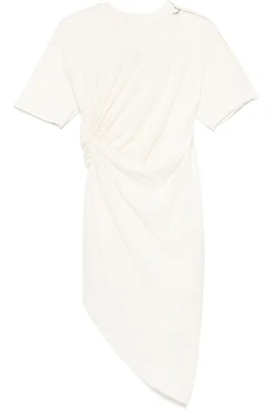 MUGLER Vestido midi con detalle de piercing