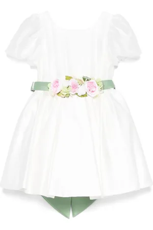 COLORICHIARI Vestido con aplique floral