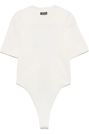 MUGLER Body estilo corset con espalda abierta