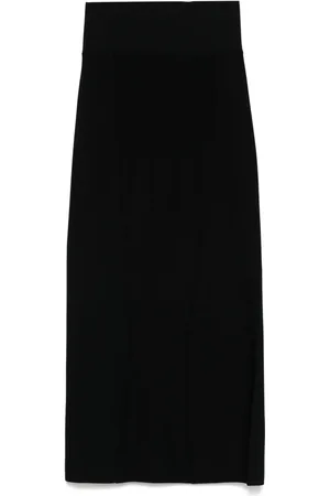 MUGLER Falda midi con cintura alta