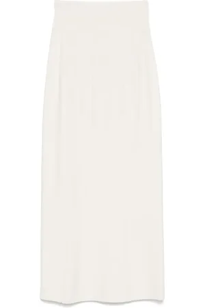 MUGLER Falda midi con detalle deshuesado