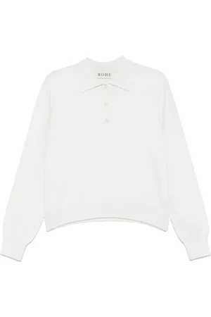 Rohe Playera tipo polo tejida