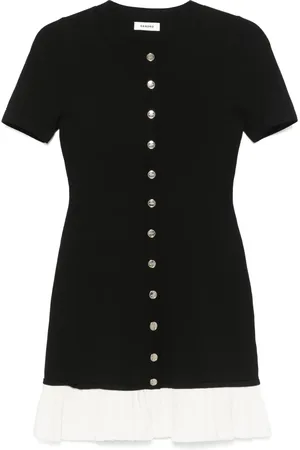 Sandro Vestido corto con diseño plisado