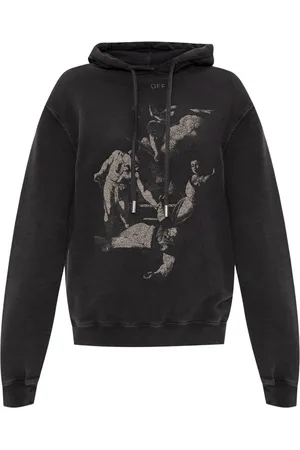 OFF-WHITE Hoodie con estampado gráfico