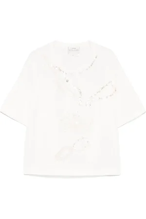 FORTE FORTE Playera con detalles de lentejuelas