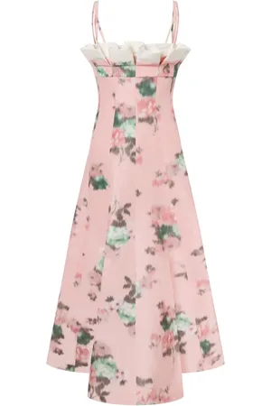 Serafini Vestido con estampado floral
