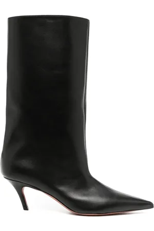 Amina Muaddi Botas Fiona con tacón de 60mm