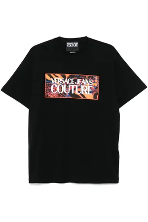 VERSACE Playera con parche del logo