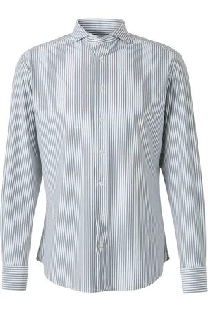 Traiano Milano Camisa con rayas estampadas