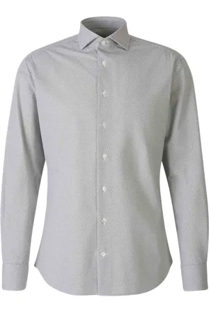 Traiano Milano Camisa con estampado de lunares