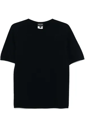 Giorgio Armani Playera con motivo chevron