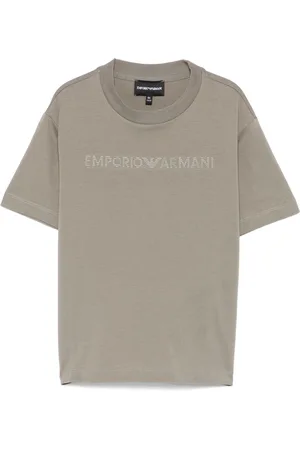 Emporio Armani Playera con logo estampado