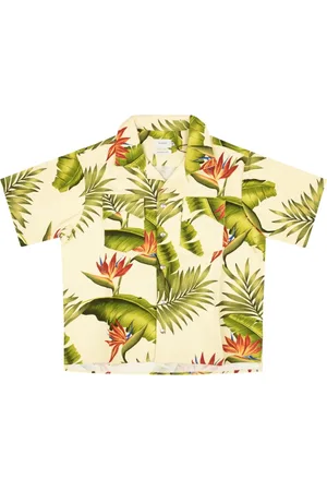 Rhude Camisa estampada manga corta