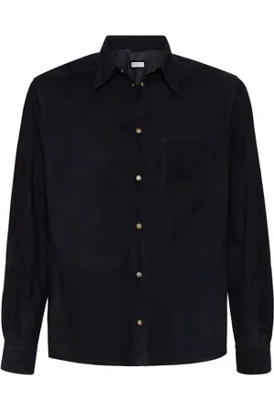Brunello Cucinelli Camisa con doble cara