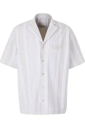 Givenchy Camisa texturizada con motivo de rayas