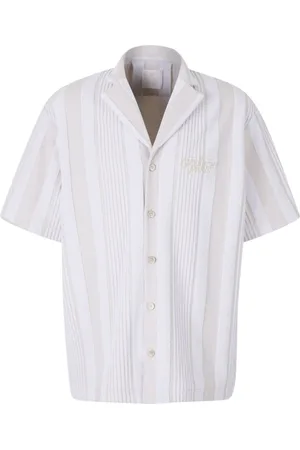Givenchy Camisa texturizada con motivo de rayas