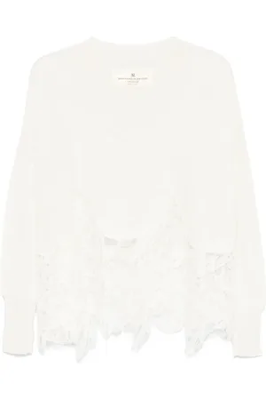 ERMANNO SCERVINO Suéter con cuello en V