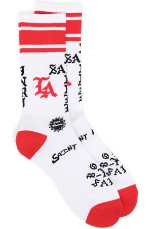 SAINT MXXXXXX Calcetines con estampado gráfico