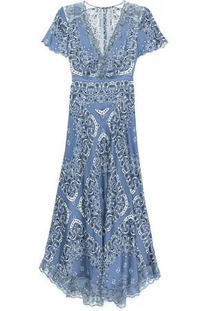 Maje Vestido midi con estampado floral